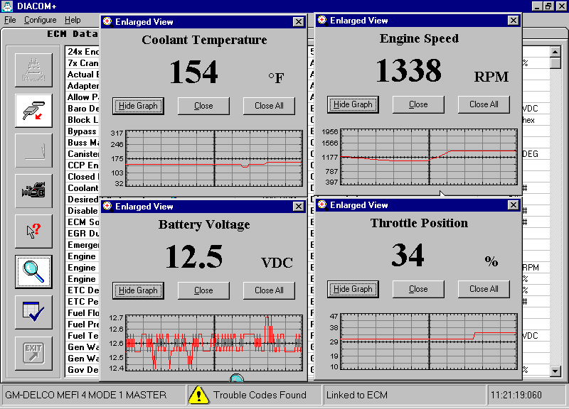 Enlarge Parameter View