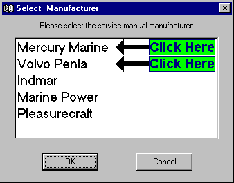 Click on the first two manufacturers in the list